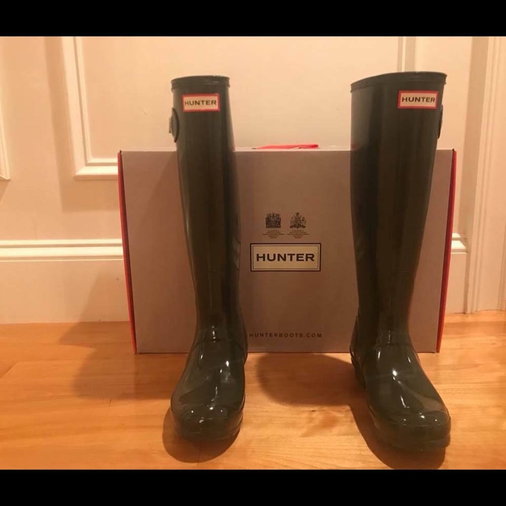 Original Tall Gloss Hunter Rain Boots